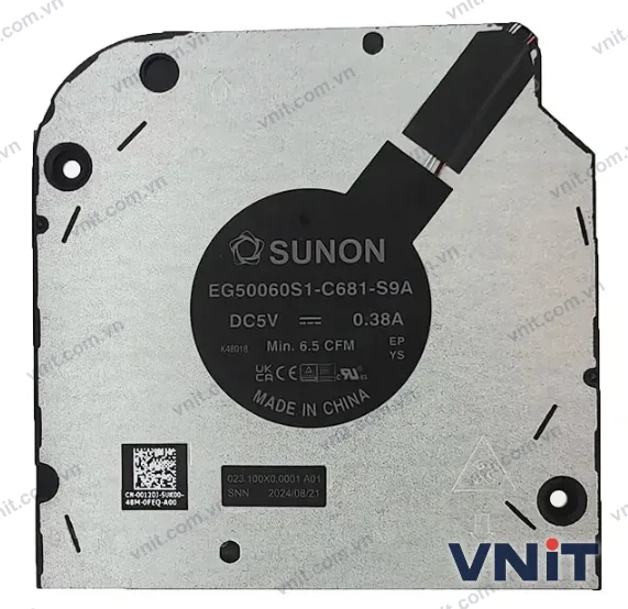 Quạt tản nhiệt laptop Dell Latitude 5550 Precision 3590 012DJ 0012DJ (Quạt CPU)