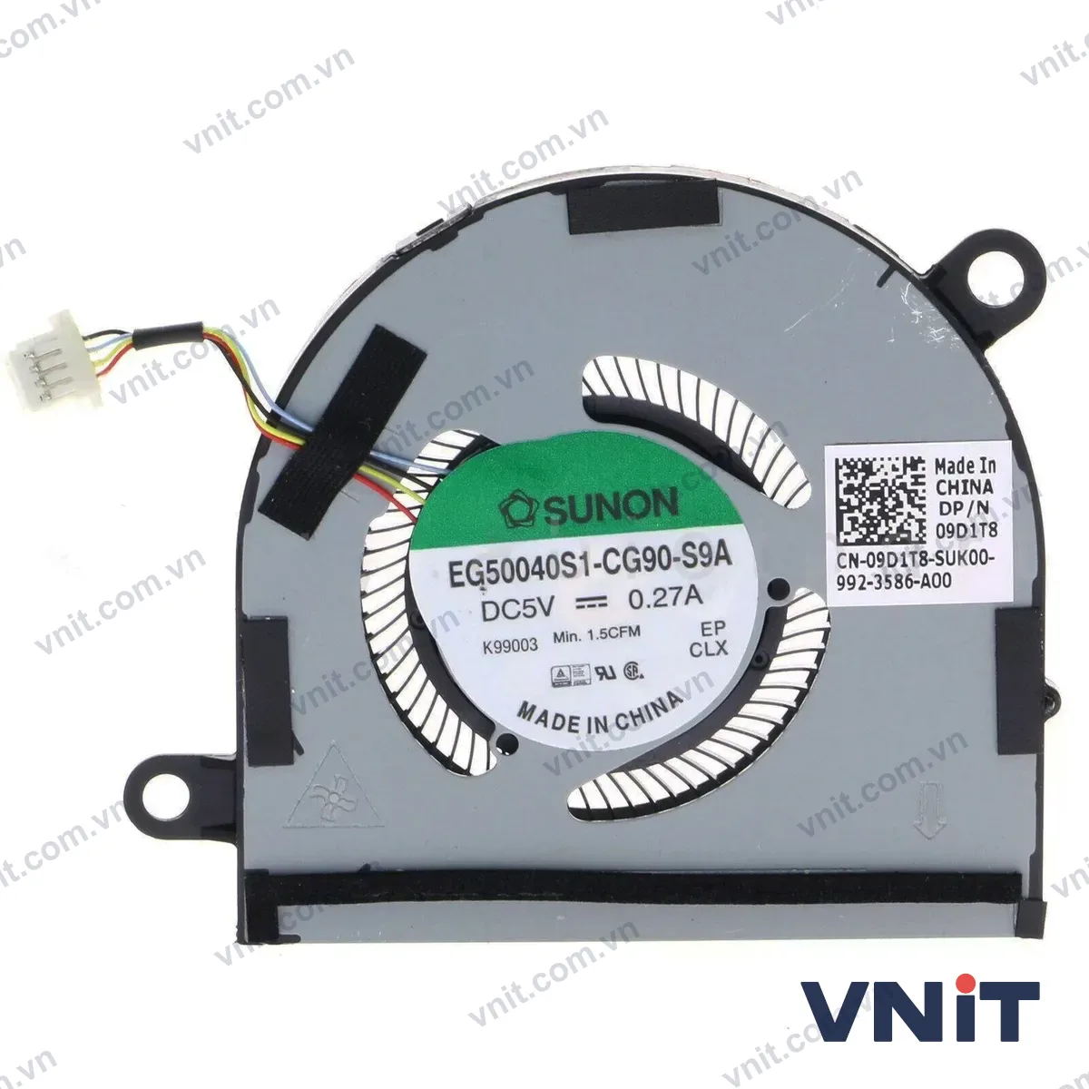 Quạt tản nhiệt laptop Dell Latitude 7400 9410 2-in-1 09D1T8 (Quạt CPU)
