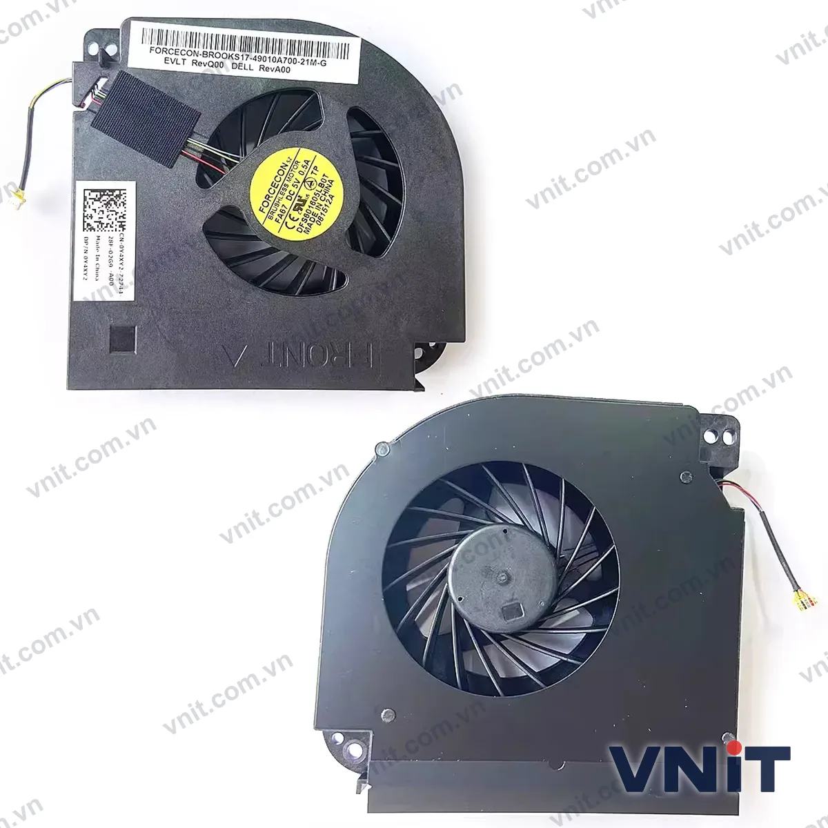 Quạt tản nhiệt laptop Dell M6400 M6500 M6600 W227F small port (Quạt CPU)