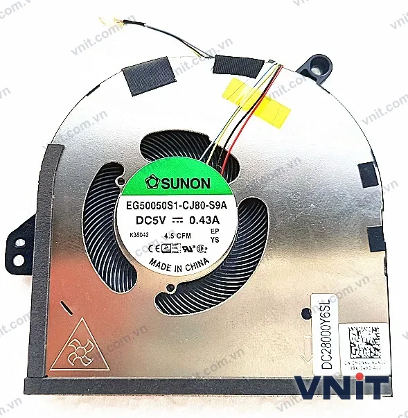 Quạt tản nhiệt laptop Dell XPS 15 9520 Precision 5570 0MC4KC (Quạt GPU (card rời)) - ảnh 2