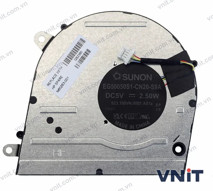 Quạt tản nhiệt laptop HP Pavilion Plus 14-EY 14-EW (Quạt GPU (card rời))