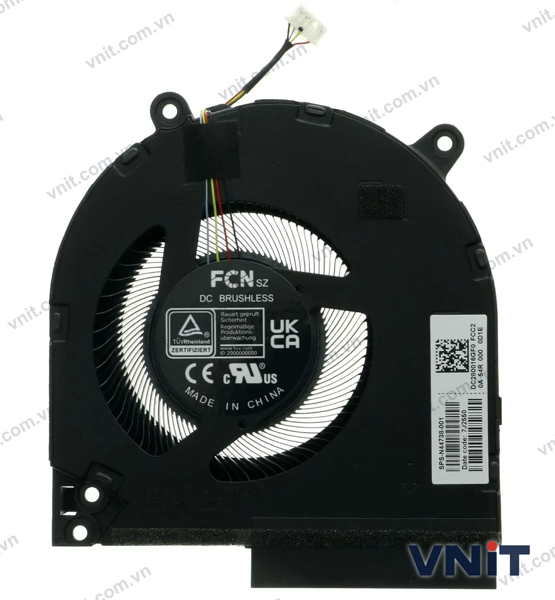 Quạt tản nhiệt laptop HP VICTUS 16-R TPN-C169 N44738-001 80W (Quạt CPU)