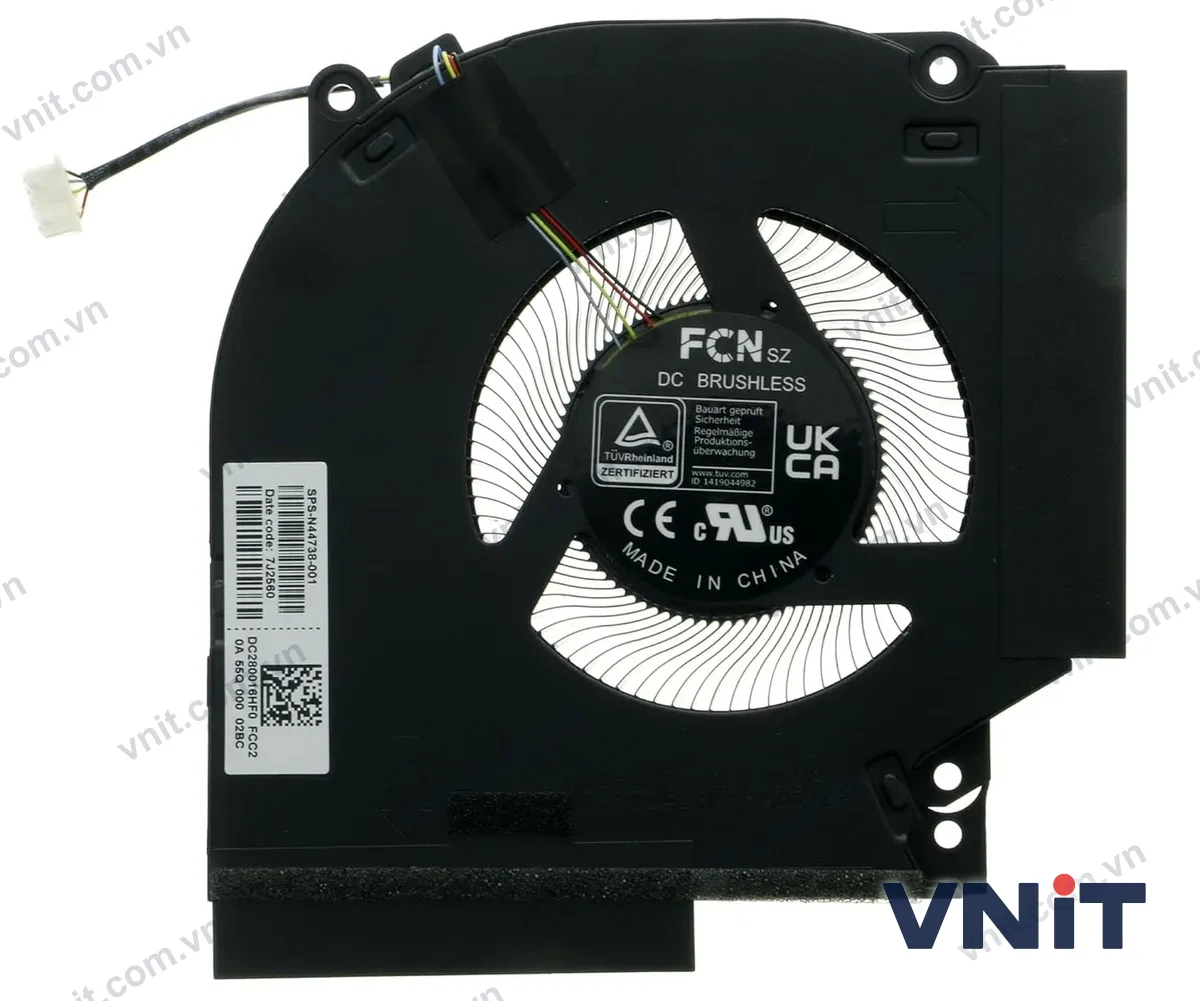 Quạt tản nhiệt laptop HP VICTUS 16-R TPN-C169 N44738-001 80W (Quạt GPU (card rời))