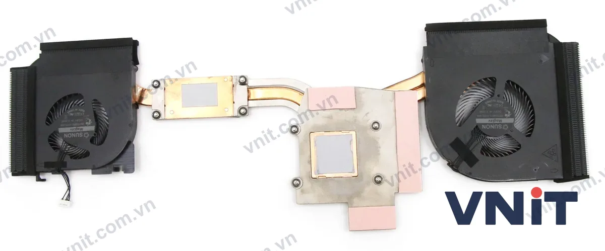 Quạt tản nhiệt laptop Lenovo Thinkpad P52 P53 02DM014 Double copper tube (Quạt GPU (card rời)) - ảnh 2