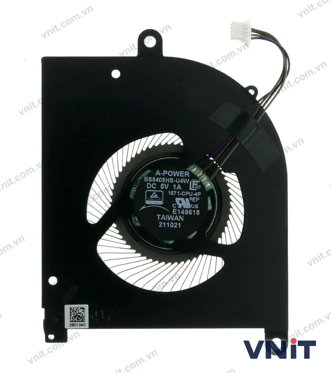 Quạt tản nhiệt laptop MSI Creator Z16 A11UET A12UET MS-1571 MS-1572 (Quạt CPU)