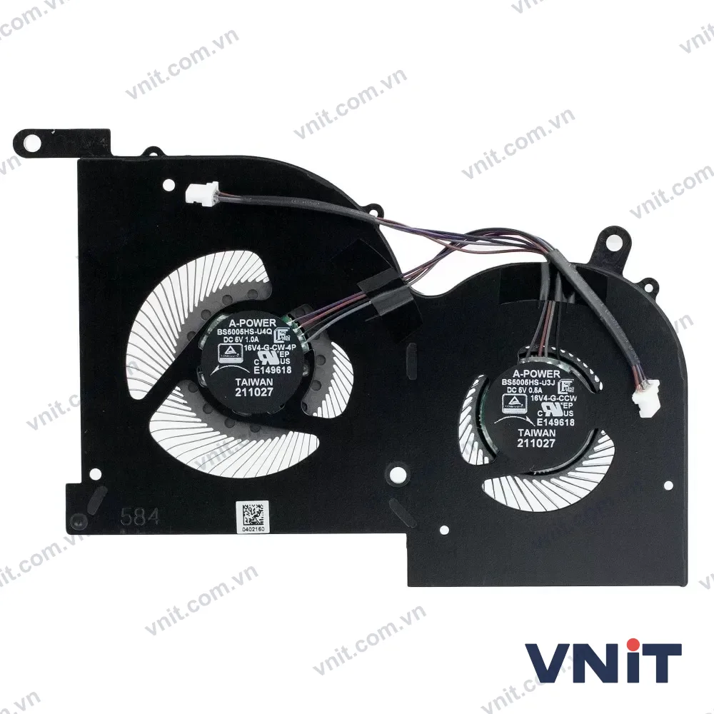 Quạt tản nhiệt laptop MSI GS66 WS66 P66 BS5005HS-U3J MS-16V4 MS-16V5 (Quạt GPU (card rời))