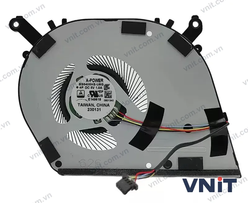 Quạt tản nhiệt laptop MSI Prestige 13 Evo A12M A13M P13 MS-13Q1 4pin (Quạt CPU)