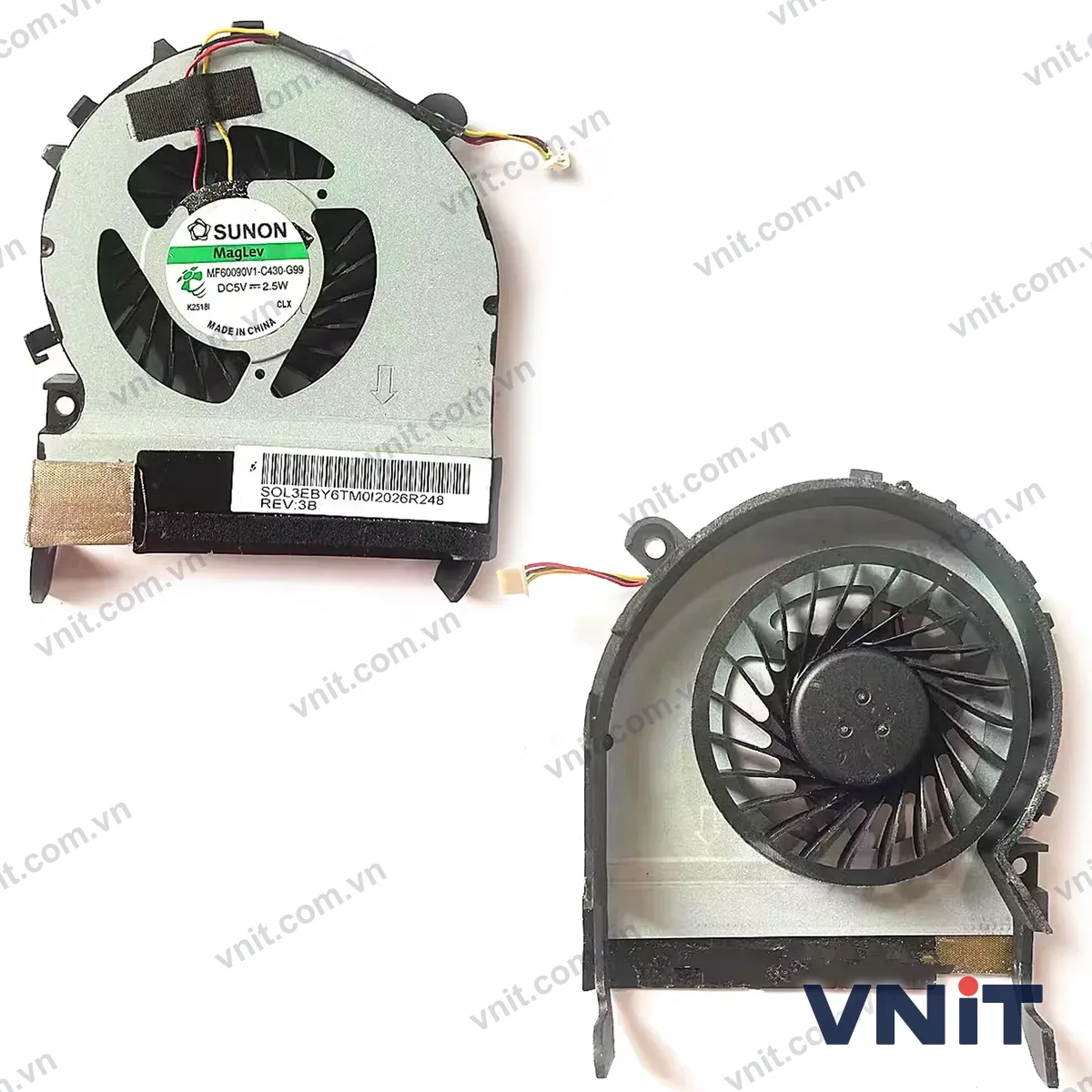Quạt tản nhiệt laptop Toshiba C800 L800 M800 M805 C805 L845 M840 L840 14INCH (Quạt CPU)