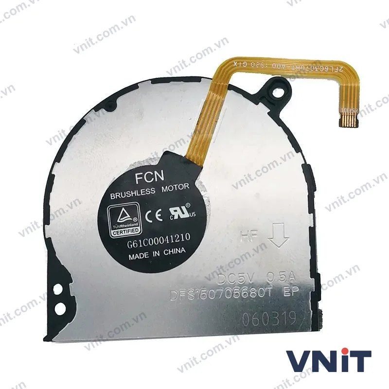 Quạt tản nhiệt laptop Toshiba PORTEGE X30T-E G61C00041210 (Quạt CPU)