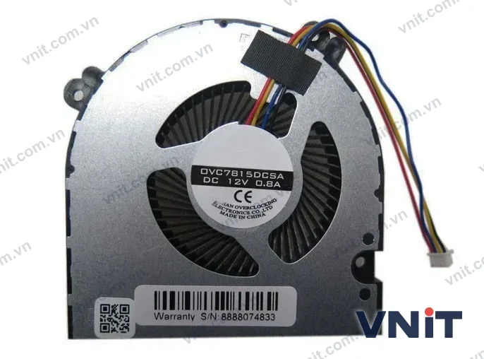 Quạt tản nhiệt laptop XMG Apex 15 Clevo NH50AC NH55ACQ NH57AC NH57AF1 hasee A7000 (Quạt CPU)