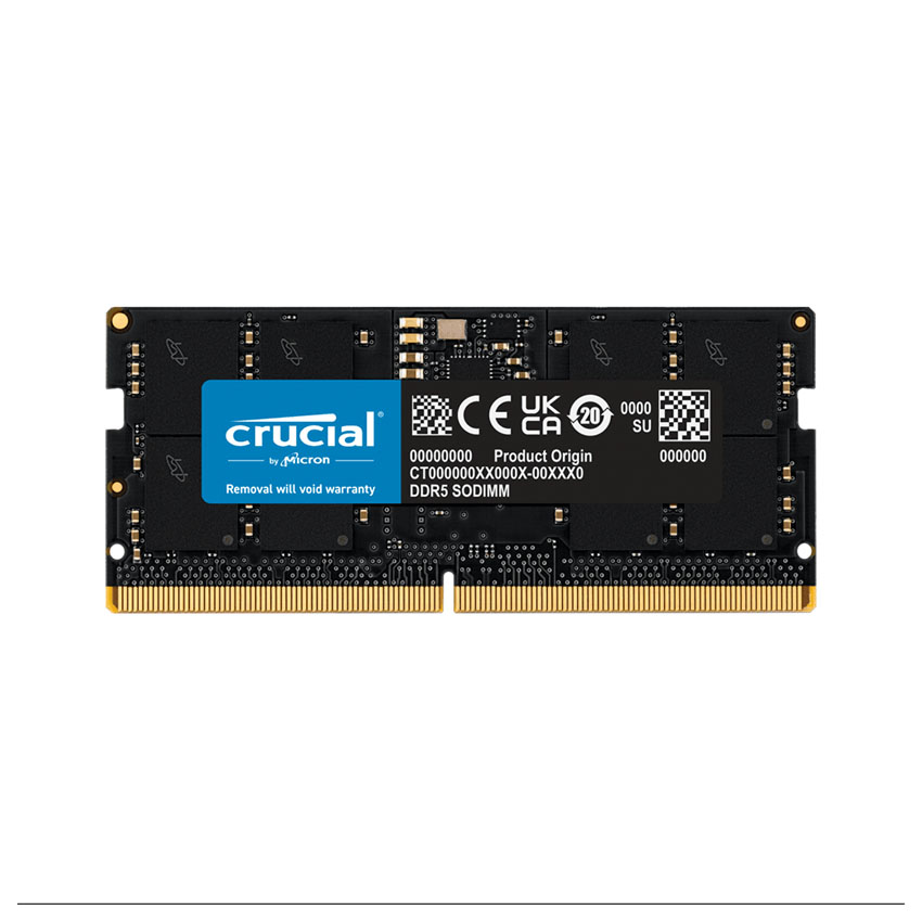 RAM Laptop Crucial 16GB DDR5 4800MHz CT16G48C40S5