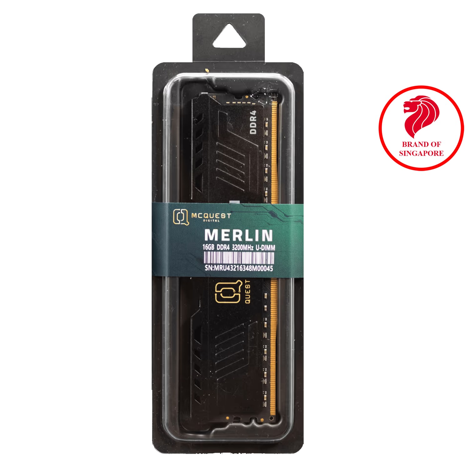 RAM QUEST MERLIN 16GB DDR4 3200MHz U-DIMM