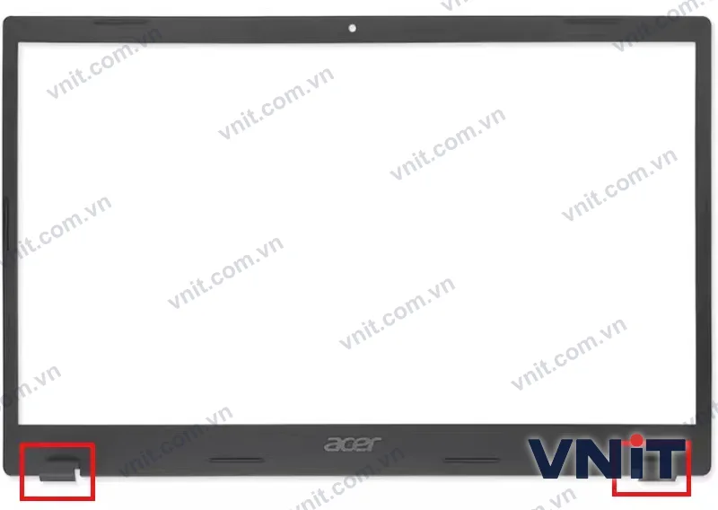 Vỏ laptop Acer A317-58G A317-53G A317-33 A517-56G N20C6 plastic - Mặt B (viền màn hình) (Màu đen)