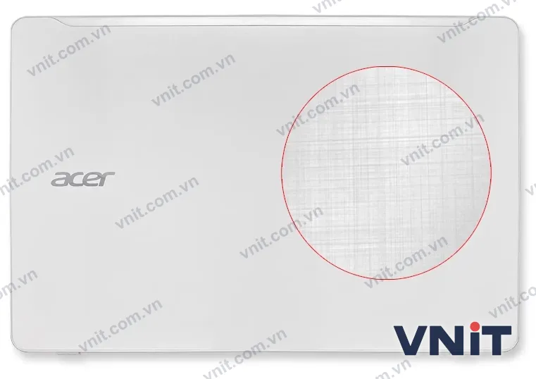 Vỏ laptop Acer Aspire F5-573G F5-573 N16Q2 plastic - Mặt A (nắp lưng màn hình) (Màu trắng)