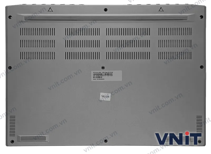 Vỏ laptop Acer Predator Triton 300 SE PT314-51s - Mặt D (đáy máy) (Màu xám)