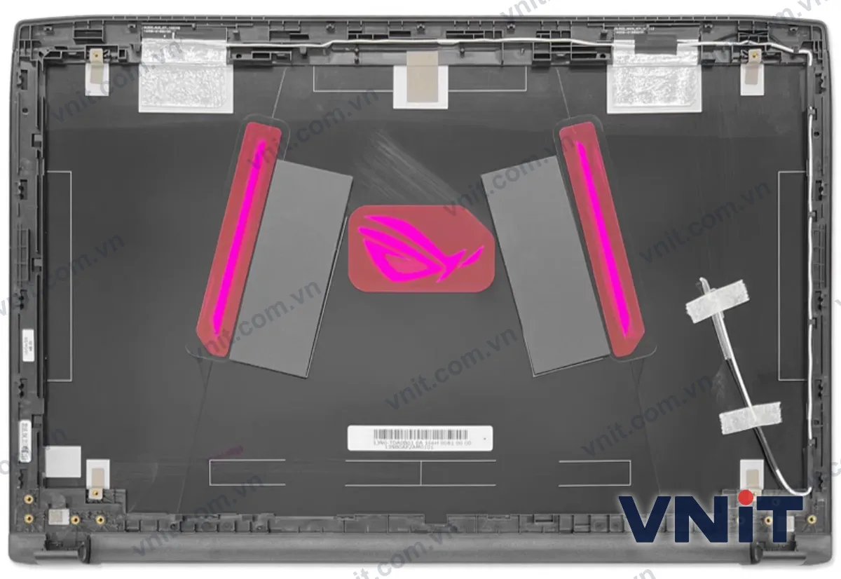 Vỏ laptop Asus FX60 ZX60V FZX60 GL502V metal - Mặt A (nắp lưng màn hình) (Màu đen) - ảnh 2