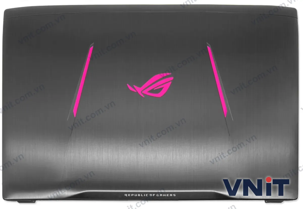 Vỏ laptop Asus FX60 ZX60V FZX60 GL502V metal - Mặt A (nắp lưng màn hình) (Màu đen)