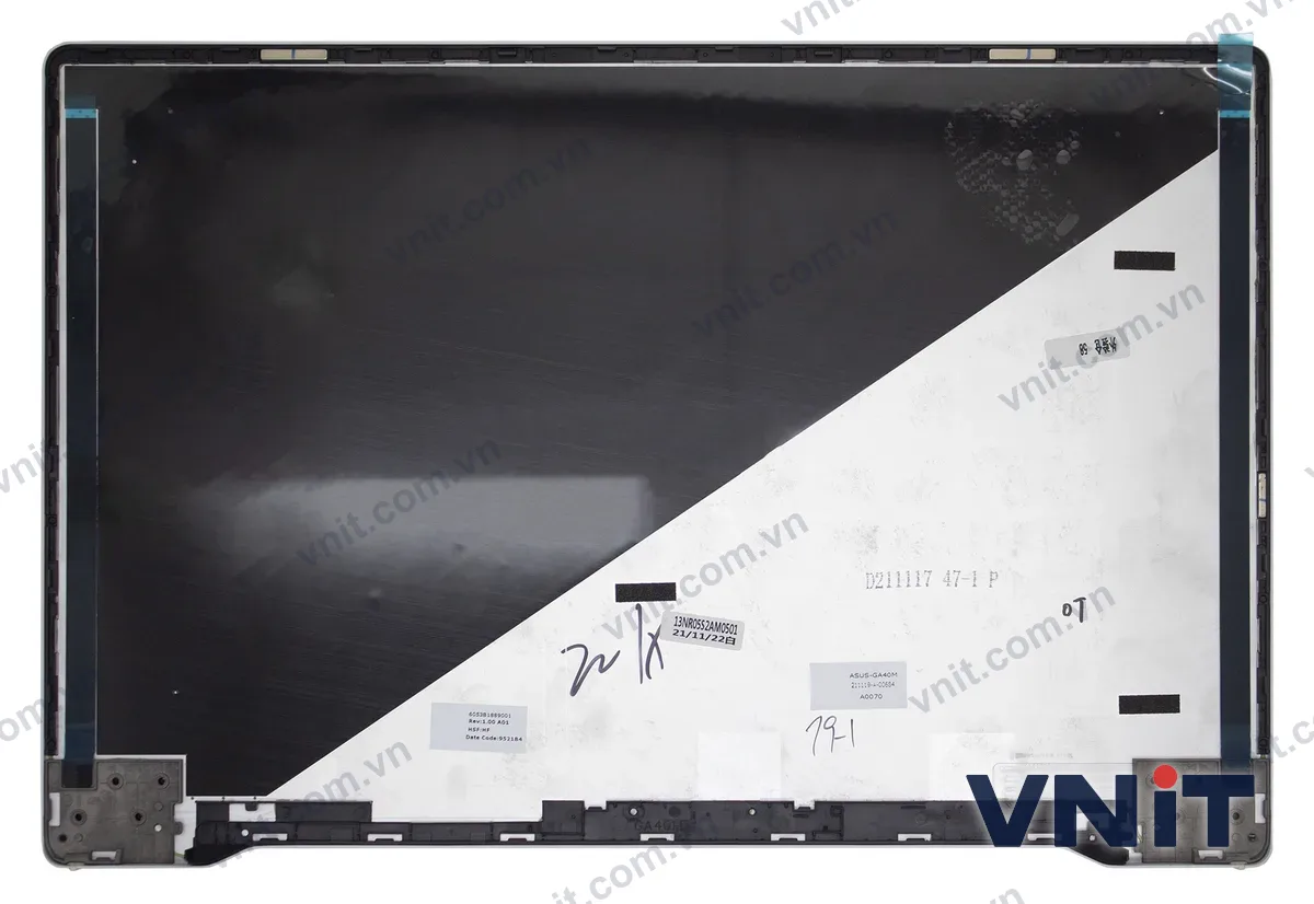 Vỏ laptop Asus G14 Zephyrus GA402R ROG GA402M GU402 touch - Mặt A (nắp lưng màn hình) (Màu trắng) - ảnh 2