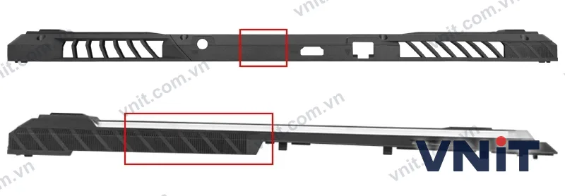 Vỏ laptop ASUS Strix G531 GL531 G531G GL531G G512 light bar - Mặt D (đáy máy) (Màu đen) - ảnh 2