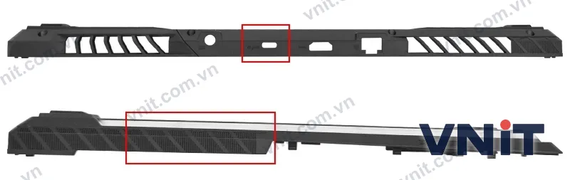 Vỏ laptop ASUS Strix G531 GL531 G531G GL531G G512 Thunderbolt light bar - Mặt D (đáy máy) (Màu đen) - ảnh 2
