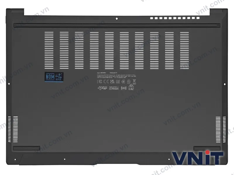 Vỏ laptop ASUS Zenbook 14 OLED UM3406 UM3406K UM3406HA - Mặt D (đáy máy) (Màu đen)