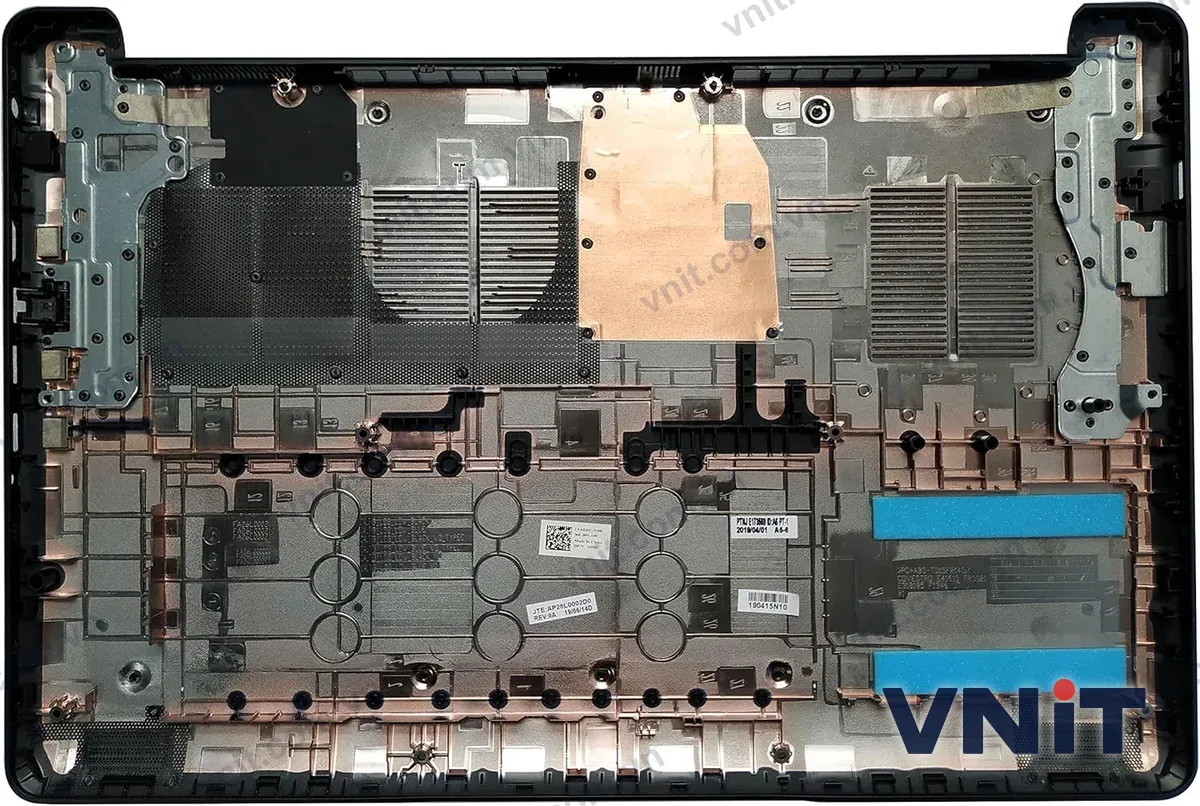 Vỏ laptop Dell G3 17 3779 5779 type-C hole 0JD0JC - Mặt D (đáy máy) (Màu đen) - ảnh 2