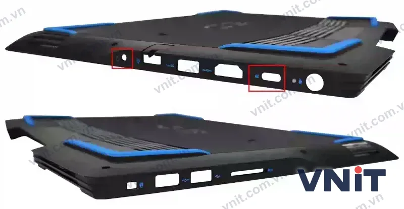 Vỏ laptop DELL G3 3590 foot pad Thunderbolt - Mặt D (đáy máy) (Màu trắng) - ảnh 2