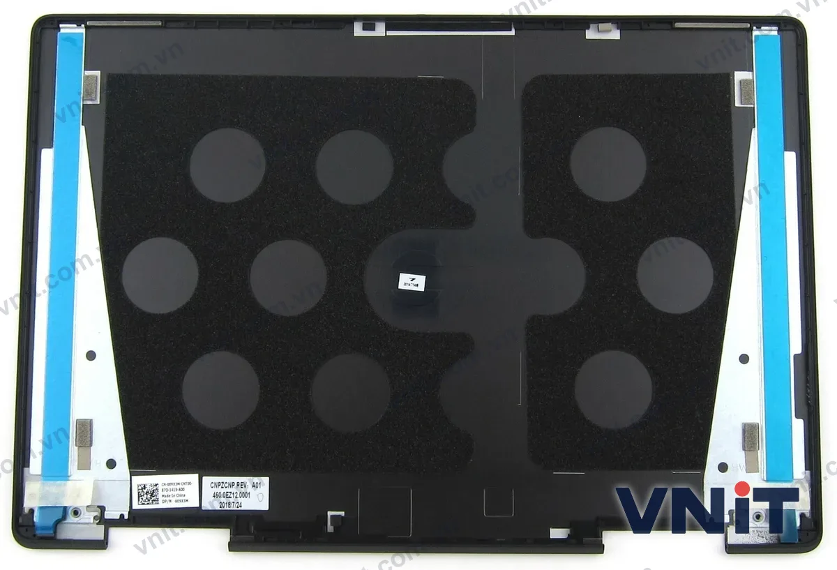 Vỏ laptop Dell Inspiron 13 7386 009X3M - Mặt A (nắp lưng màn hình) (Màu xám) - ảnh 2