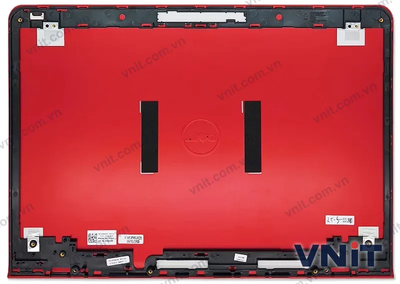 Vỏ laptop Dell Inspiron 14M 5457 5445 5447 5448 - Mặt A (nắp lưng màn hình) (Màu đỏ) - ảnh 2