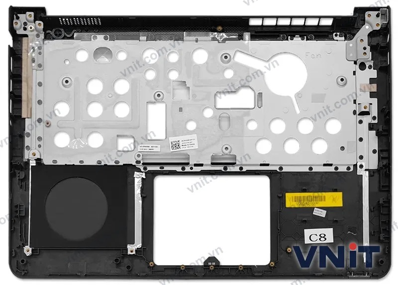 Vỏ laptop Dell Inspiron 14M 5457 5445 5447 5448 - Mặt C (mặt bàn phím) (Màu đen) - ảnh 2