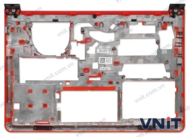 Vỏ laptop Dell Inspiron 14M 5457 5445 5447 5448 - Mặt D (đáy máy) (Màu đỏ) - ảnh 2
