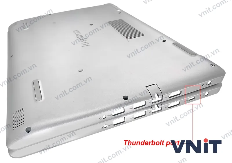 Vỏ laptop Dell Inspiron 5583 Thunderbolt port - Mặt D (đáy máy) (Màu bạc) - ảnh 2