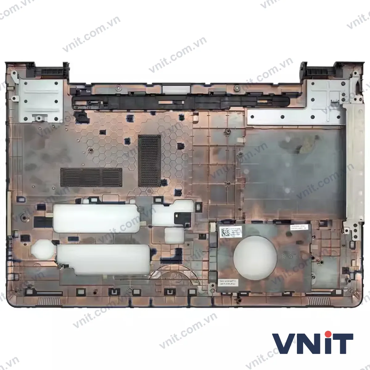 Vỏ laptop Dell Inspiron 5755 5758 5759 07FJ0C bottome - Mặt D (đáy máy) (Màu đen) - ảnh 2