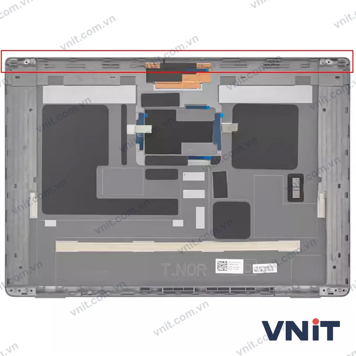 Vỏ laptop Dell Latitude 7440 E7440 0G07P6 - Mặt A (nắp lưng màn hình) (Màu xám) - ảnh 2