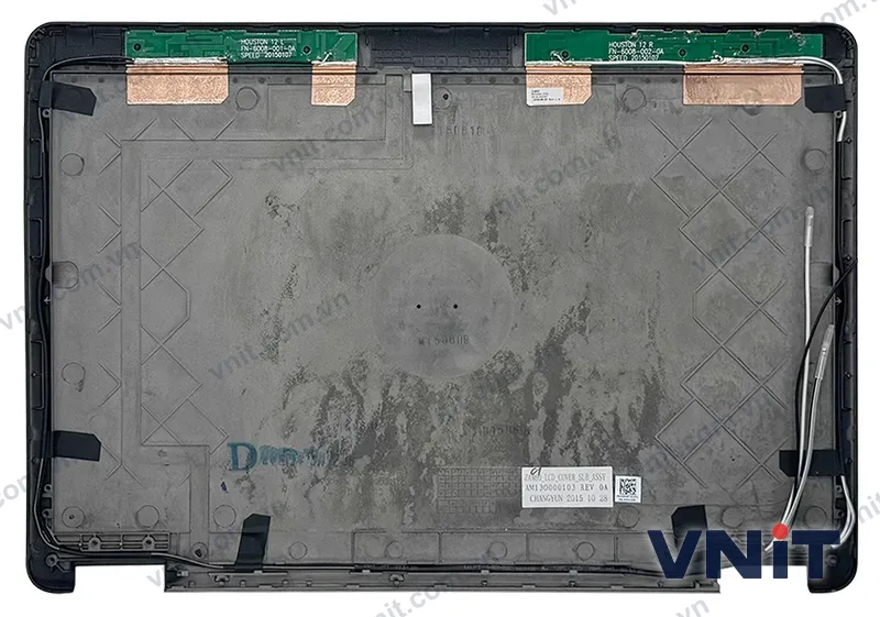 Vỏ laptop Dell Latitude E5250 0269RF - Mặt A (nắp lưng màn hình) (Màu đen) - ảnh 2