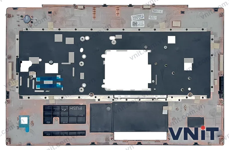 Vỏ laptop DELL Precision M7740 M7730 plamrest - Mặt C (mặt bàn phím) (Màu đen) - ảnh 2