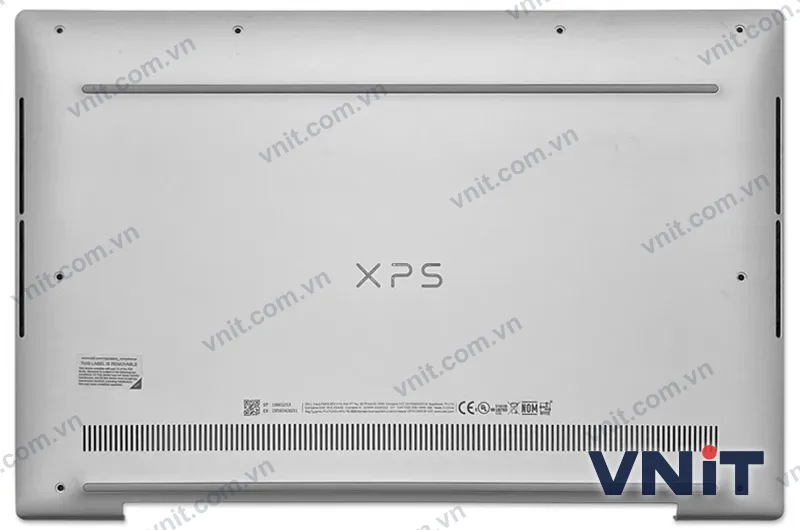 Vỏ laptop Dell XPS 13 9300 9310 P117G - Mặt D (đáy máy) (Màu bạc)
