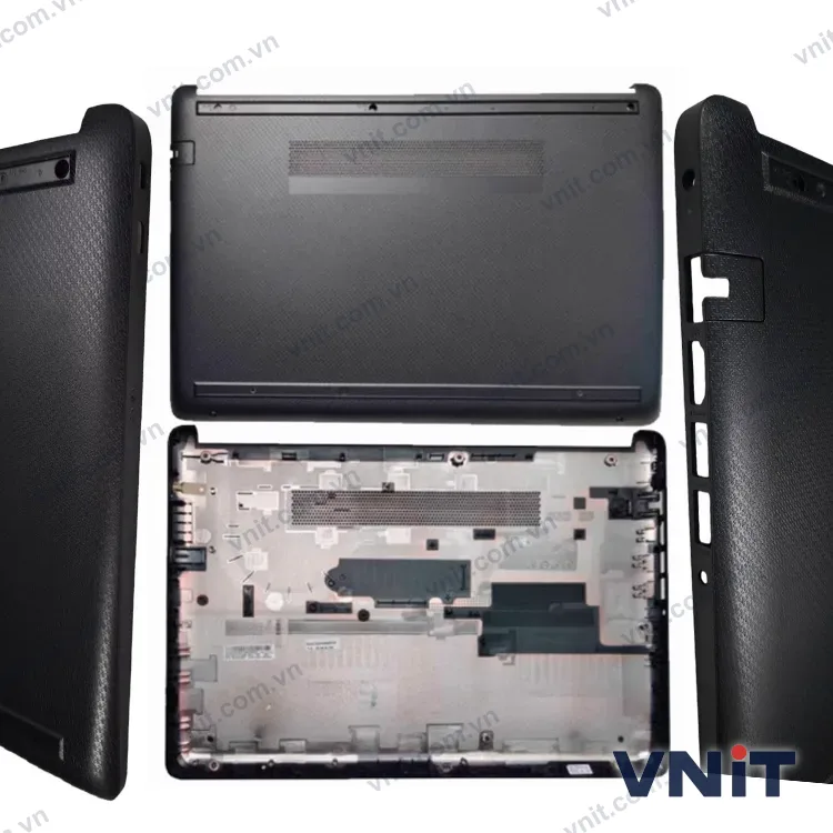 Vỏ laptop HP 14-CF 14-DF 14-CR TPN-I135 M74423-001 - Mặt D (đáy máy) (Màu đen)