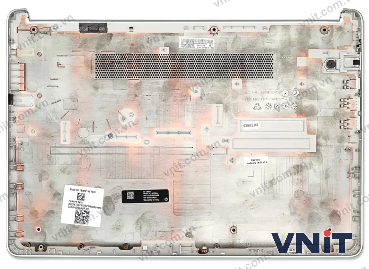 Vỏ laptop HP 14S-CF 14S-CR TPN-I130 TPN-I135 340 G5 - Mặt D (đáy máy) (Màu trắng) - ảnh 2