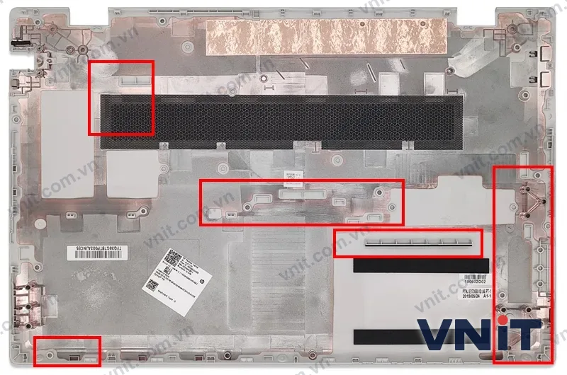 Vỏ laptop HP 15-CS 15-CW TPN-Q208 TPN-Q210 integrated graphics - Mặt D (đáy máy) (Màu bạc) - ảnh 2