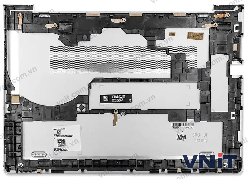 Vỏ laptop HP EliteBook 840 740 745 G5 - Mặt D (đáy máy) (Màu bạc)