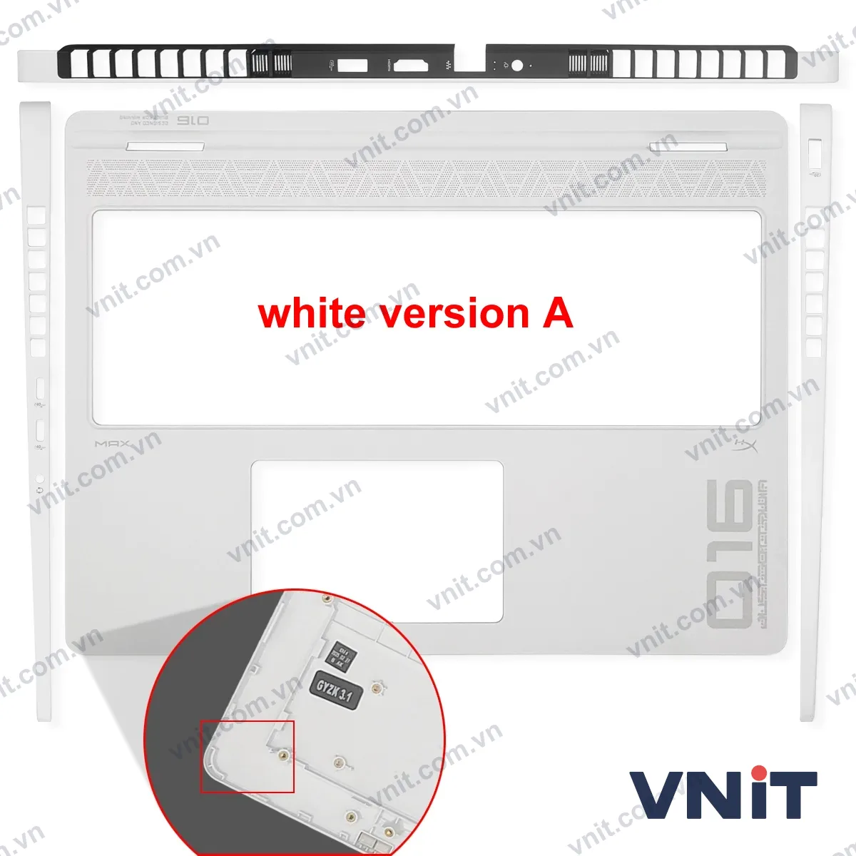 Vỏ laptop HP OMEN MAX 2025 TPN-I143 16-AH version - Mặt C (mặt bàn phím) (Màu trắng)