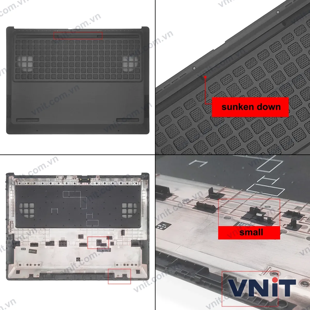 Vỏ laptop HP OMEN MAX 2025 TPN-I143 16-AH version - Mặt D (đáy máy) (Màu đen) - ảnh 4