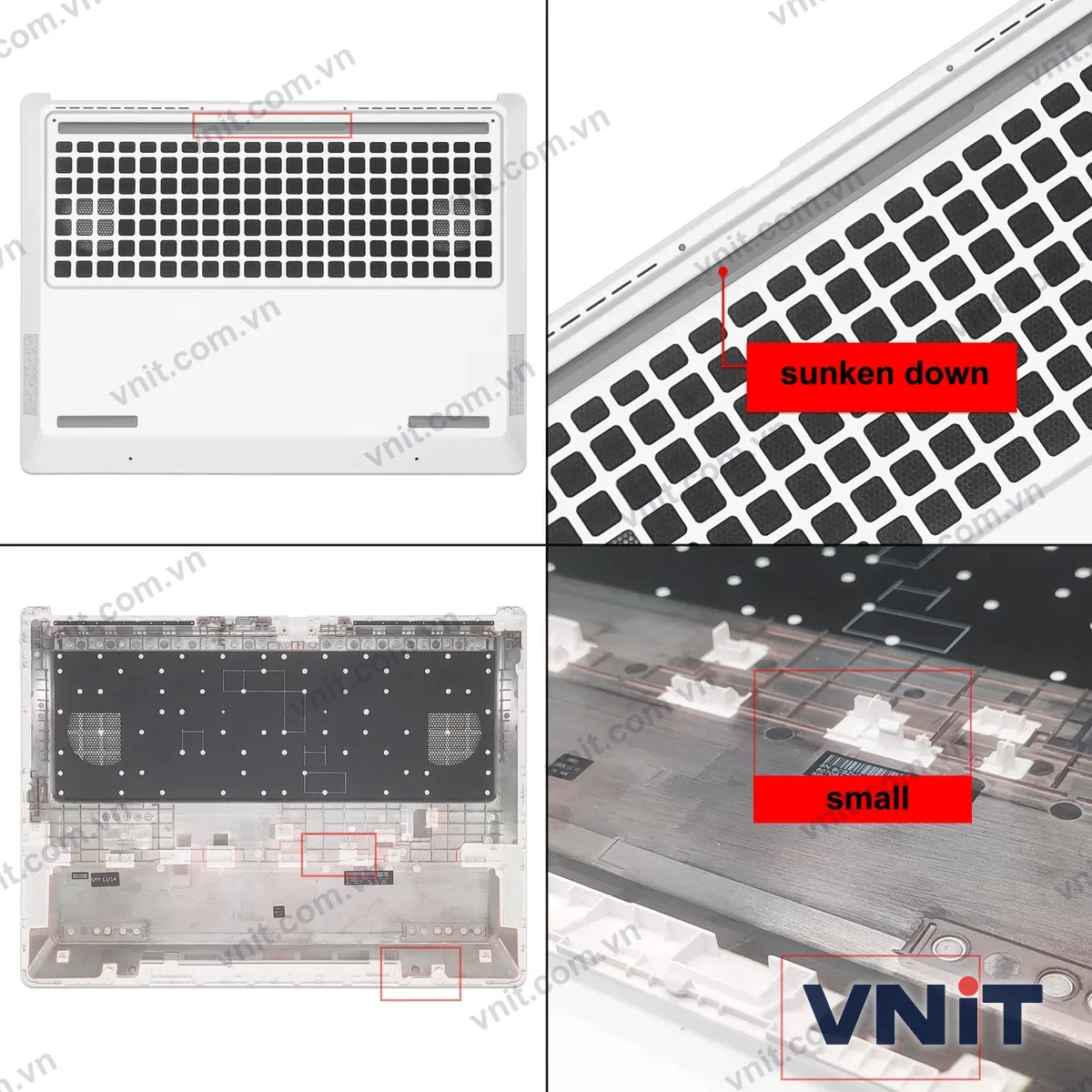 Vỏ laptop HP OMEN MAX 2025 TPN-I143 16-AH version - Mặt D (đáy máy) (Màu trắng) - ảnh 4