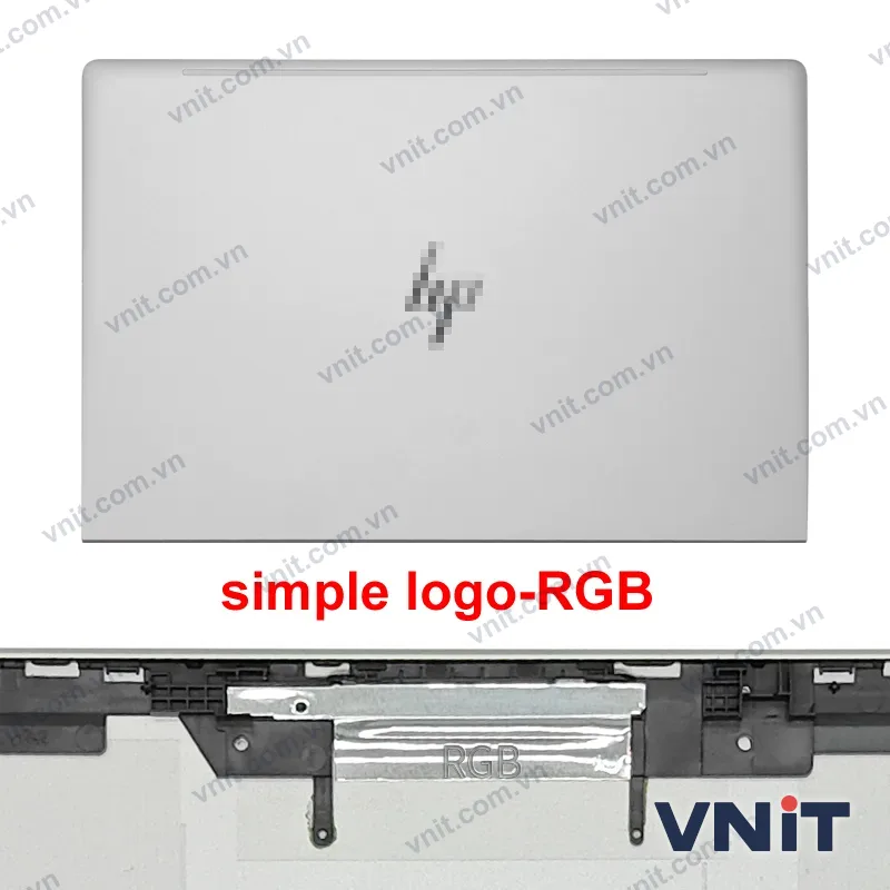 Vỏ laptop HP ProBook 440 445 G10 simple logo RGB - Mặt A (nắp lưng màn hình)