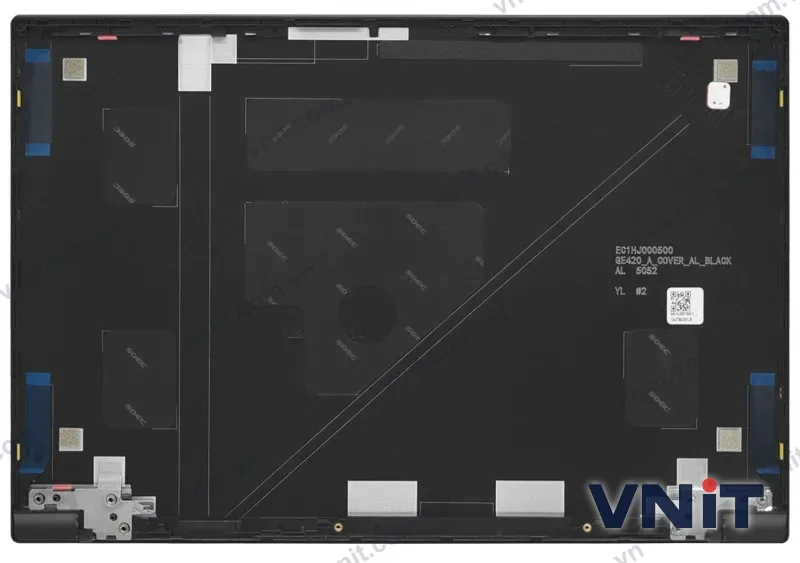Vỏ laptop LENOVO ThinkPad E14 Gen 2 Gen 3 / R14 Gen 2 Gen 3 metal - Mặt A (nắp lưng màn hình) (Màu đen) - ảnh 2