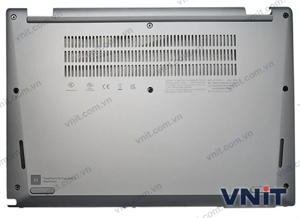 Vỏ laptop Lenovo Thinkpad L13 Yoga Gen 4 - Mặt D (đáy máy) (Màu bạc)