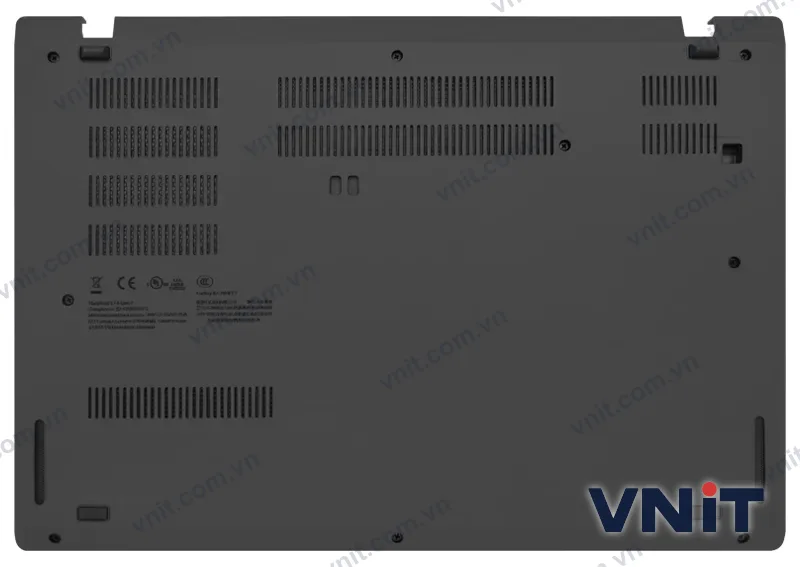 Vỏ laptop Lenovo Thinkpad L14 Gen1 Gen2 version - Mặt D (đáy máy) (Màu đen) - ảnh 2