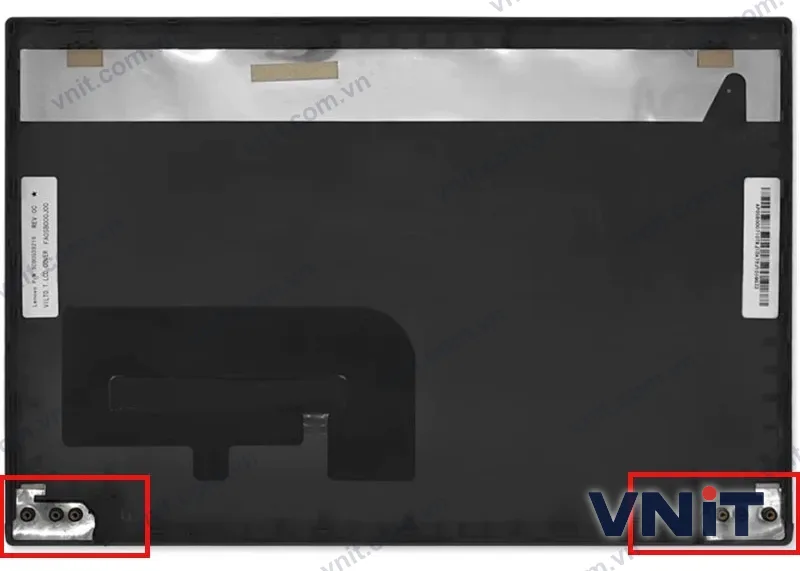 Vỏ laptop Lenovo Thinkpad T440S T450S touch OEM - Mặt A (nắp lưng màn hình) (Màu đen) - ảnh 2