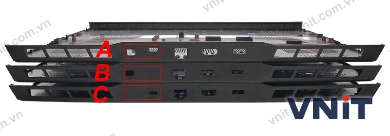Vỏ laptop MSI GP66 MS-1542 MS-1543 - Mặt D (đáy máy) (Màu đen) - ảnh 2